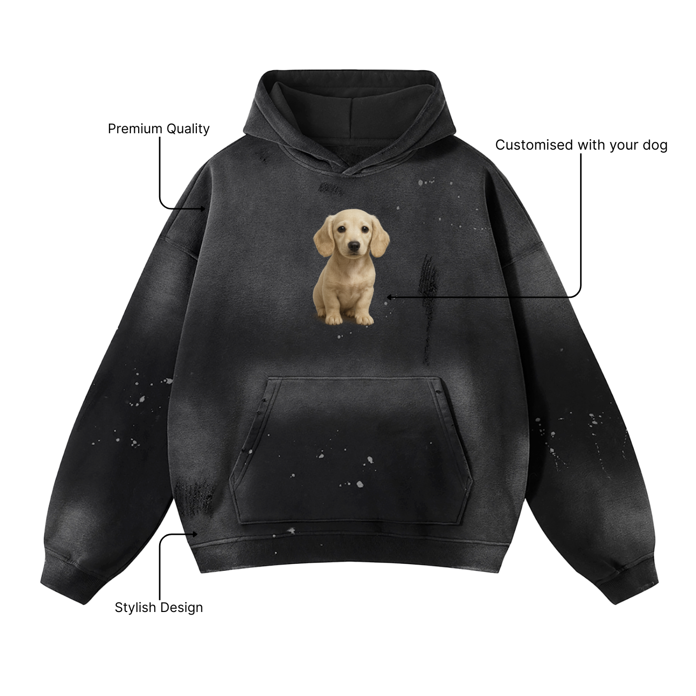 HugPup Vintage Hoodie